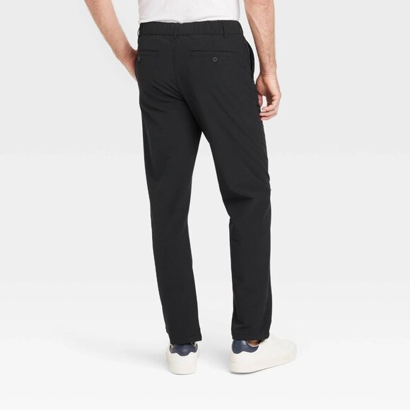 Medium - Mens Relaxed Travel Trousers - Goodfellow Co - Black - Picture 7 of 7